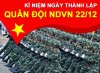 Chào mừng ngày thành lập quân đội nhân dân Việt Nam 22/12